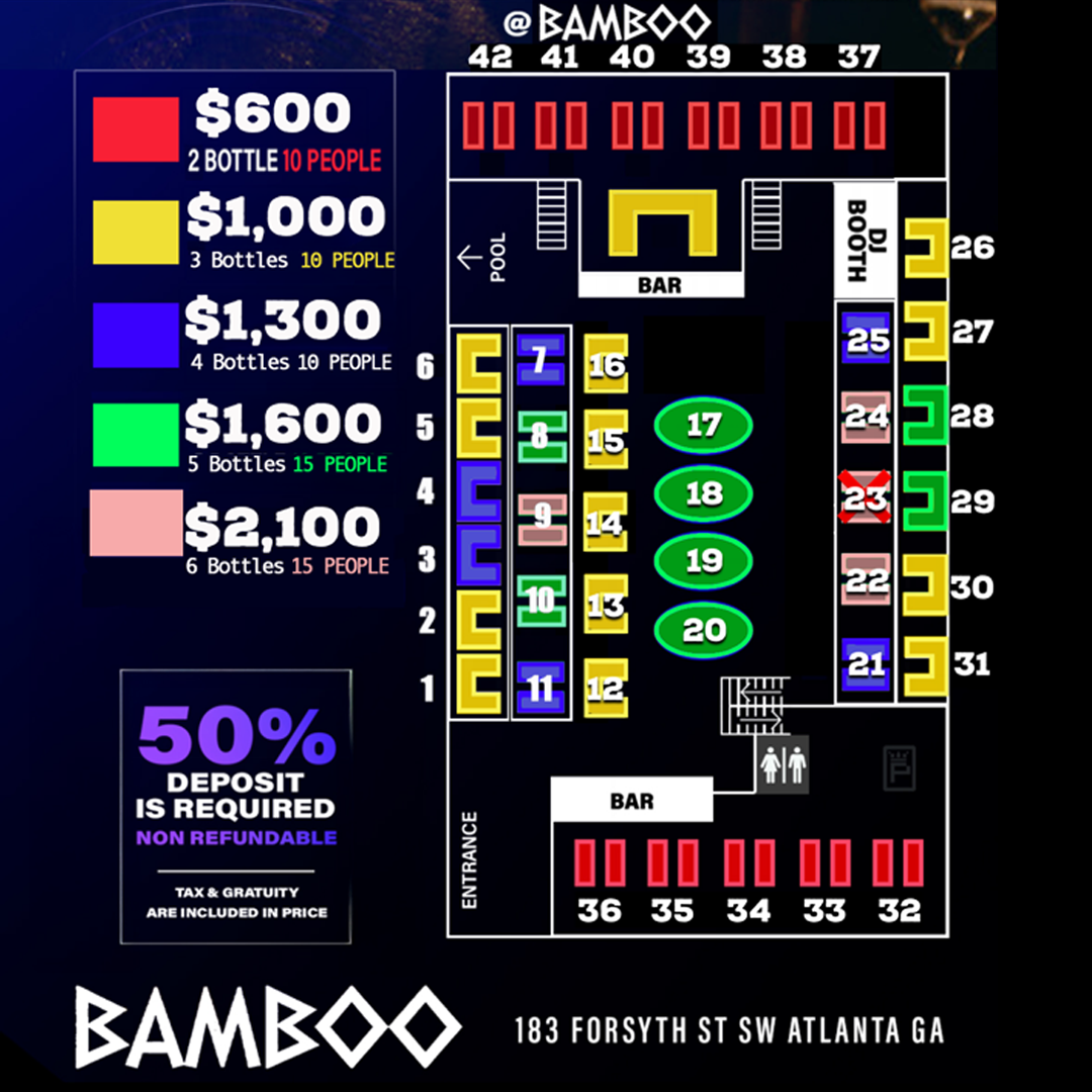 Bamboo Atlanta Floor Plan