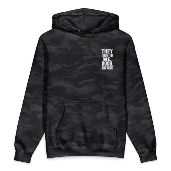 "Doubted Me" Heavyweight Hooded Sweatshirt